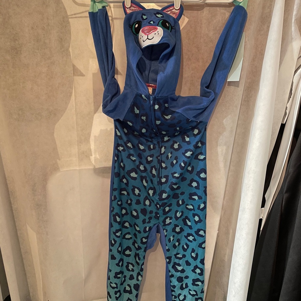 Cat Hooded Pajama Jumpsuit